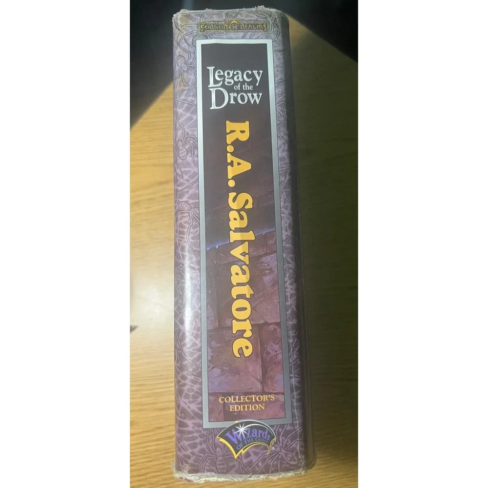 Legacy of the Drow Collector's Edition R.A. Salvatore Forgotten Realms Hardcover